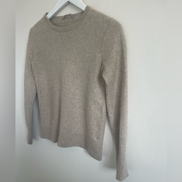 Everlane 100% Cashmire Crewneck Sweater - Beige/Tan - Large - Picture 5 of 9